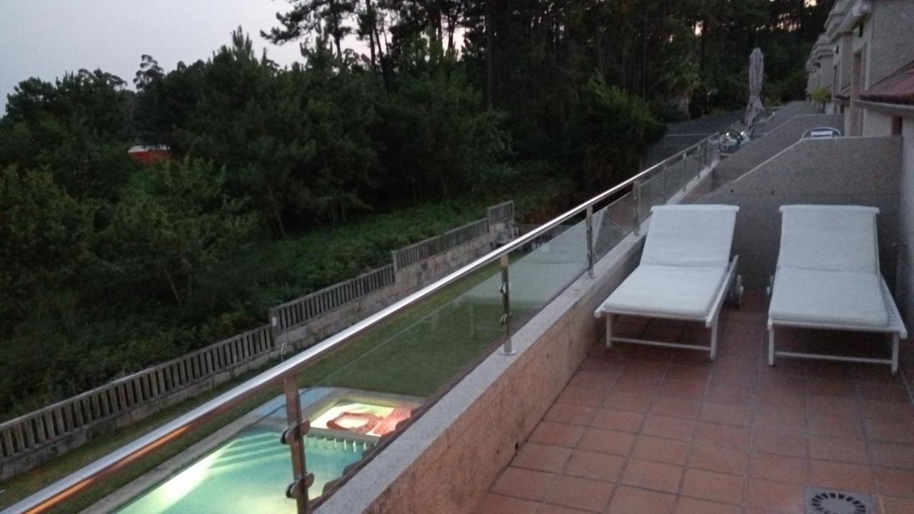 Atico A 3 Km De Sanxenxo Con Piscina Y Garaje Daire Dış mekan fotoğraf